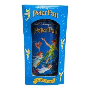 Peter Pan Walt Disney Plastic Tumbler Burger King Collector Series 1995 Boxed